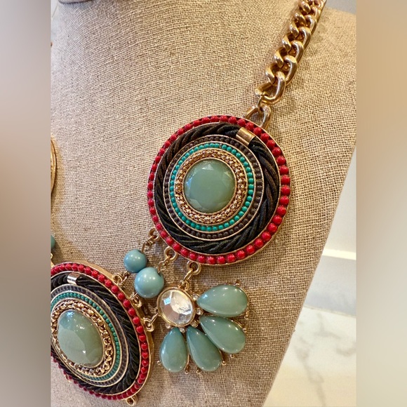 Bohemian Ethnic Style Statement Necklace - Picture 6 of 7